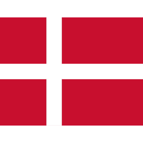 Denmark medium hand flag