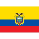 Ecuador Hand Flag