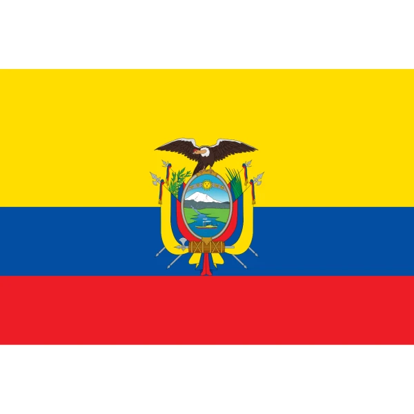 Ecuador Hand Flag