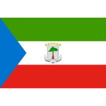 Equatorial Guinea medium hand flag