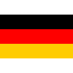 Germany medium hand flag