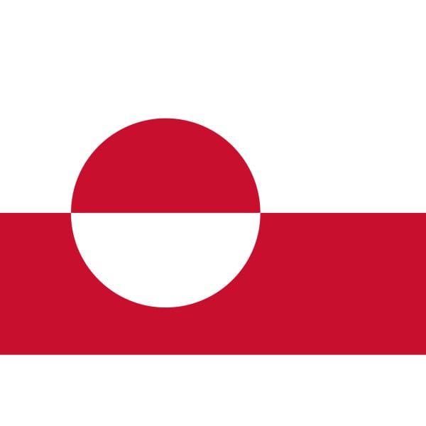 Greenland Table Flag