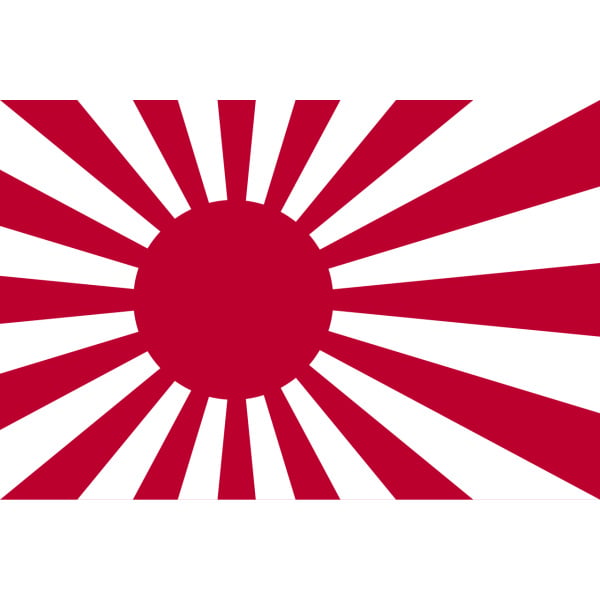 Japan Rising Sun medium table flag