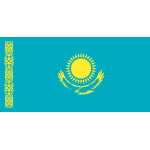 Kazakhstan medium table flag