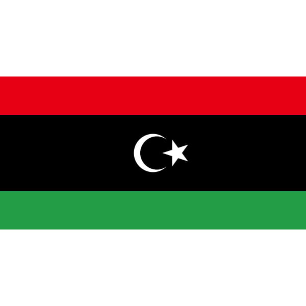 Libya New medium table flag