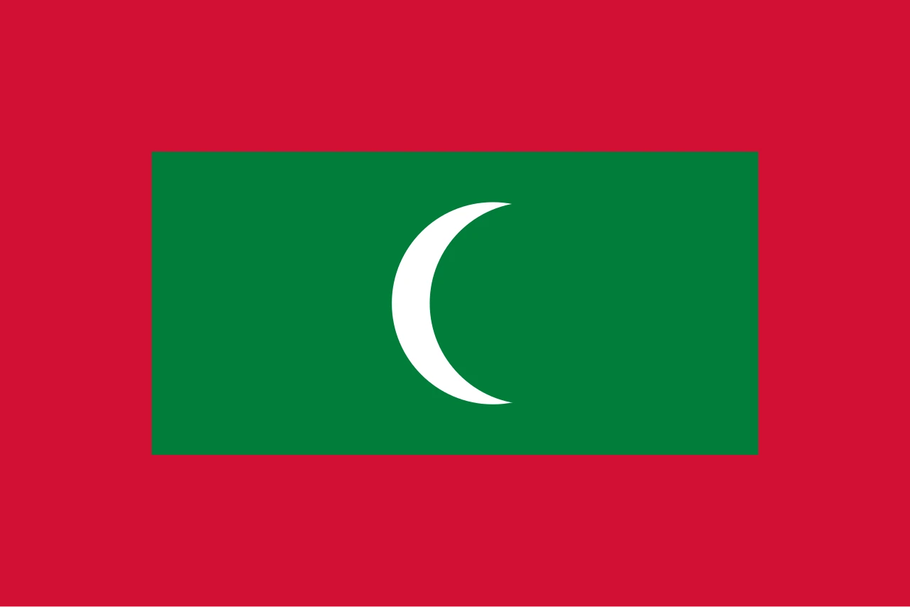 Maldives Maldives table flag - Image 1