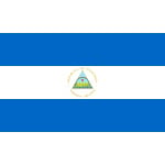 Nicaragua Hand Flag
