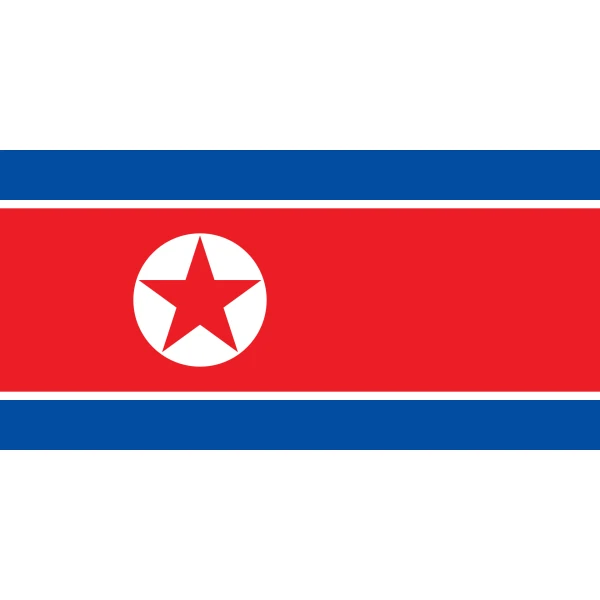 North Korea 5'x3'