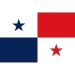 Panama medium hand flag