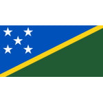 Solomon Islands table flag