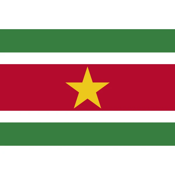 Suriname Hand Flag