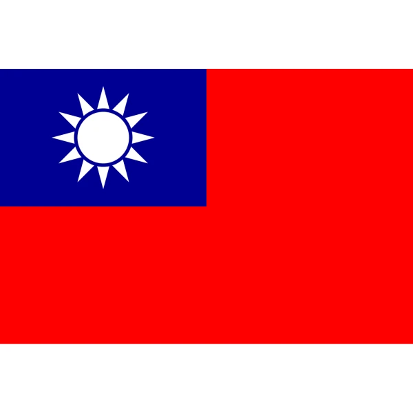 Taiwan medium hand flag