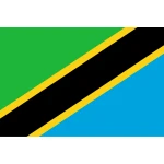 Tanzania table flag