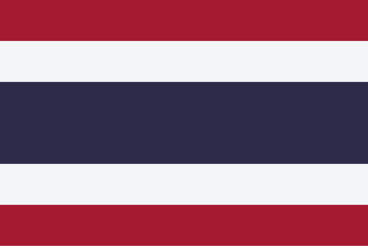 Thailand Thailand medium hand flag - Image 1