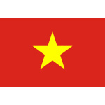 Vietnam hand flag