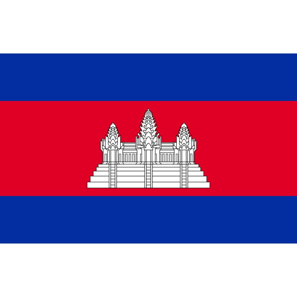 Cambodia medium table flag