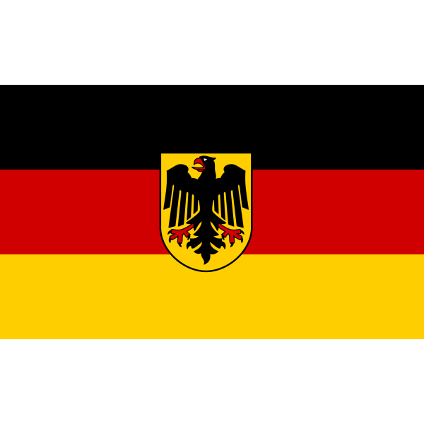 Germany State medium hand flag