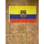 Ecuador large hand flag