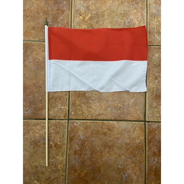 Indonesia large hand flag