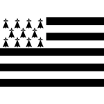 Brittany Table Flag