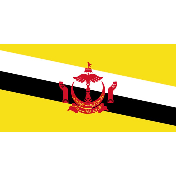Brunei medium table flag