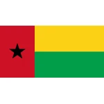Guinea Bissau table flag