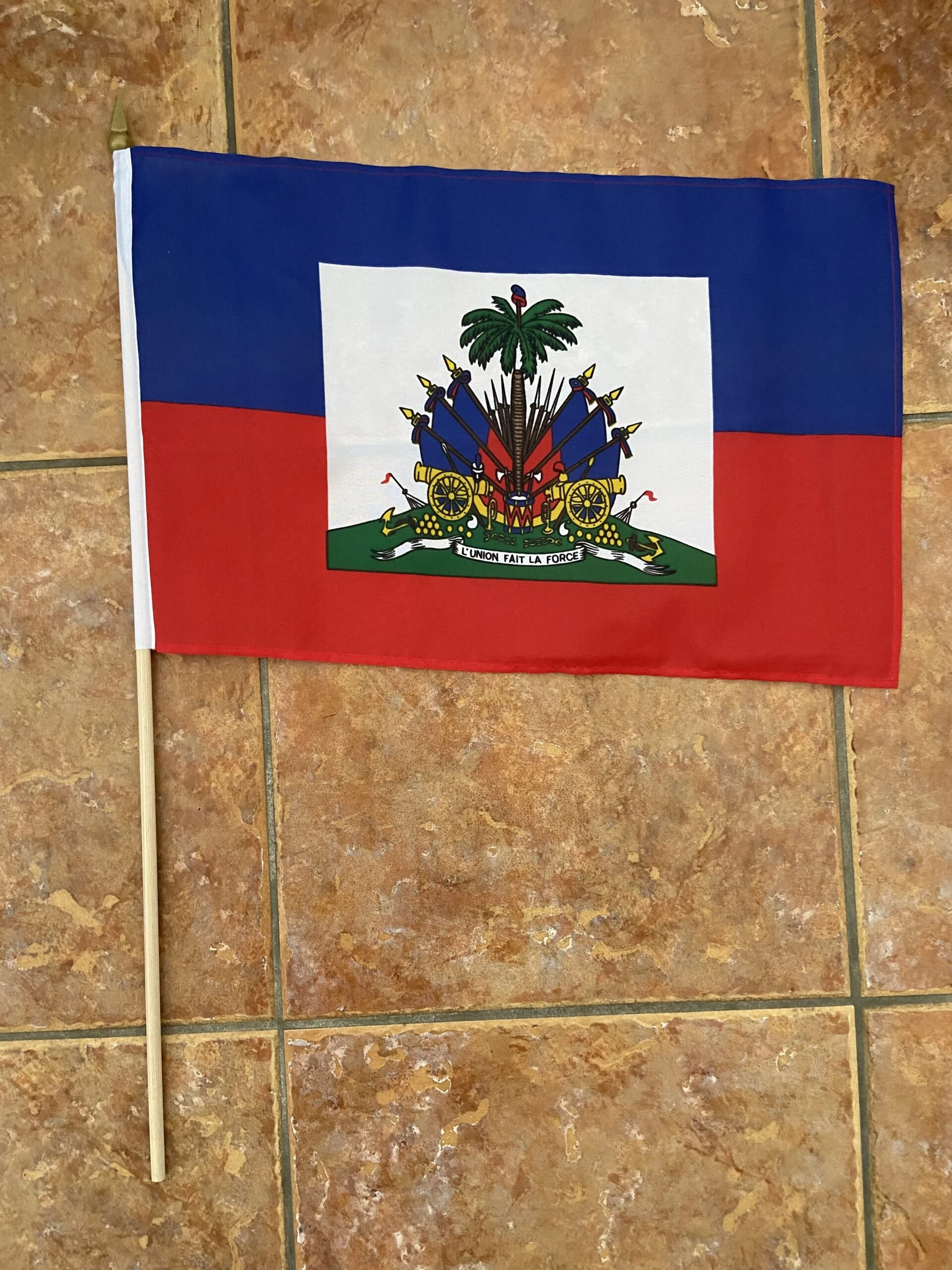 Haiti Haiti large hand flag - Image 1