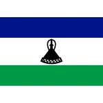 Lesotho new Table Flag