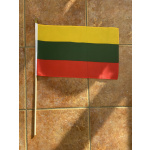 Lithuania large hand flag