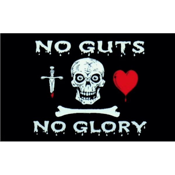 No Guts hand flag