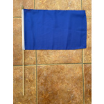 Plain Blue large hand flag