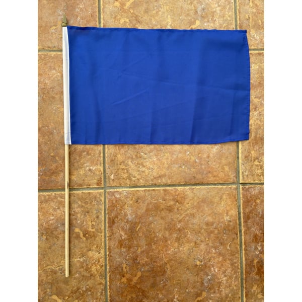 Plain Blue large hand flag