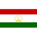 Tajikistan Table Flag
