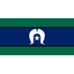 Torres Strait Island table flag