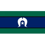 Torres Strait Island table flag