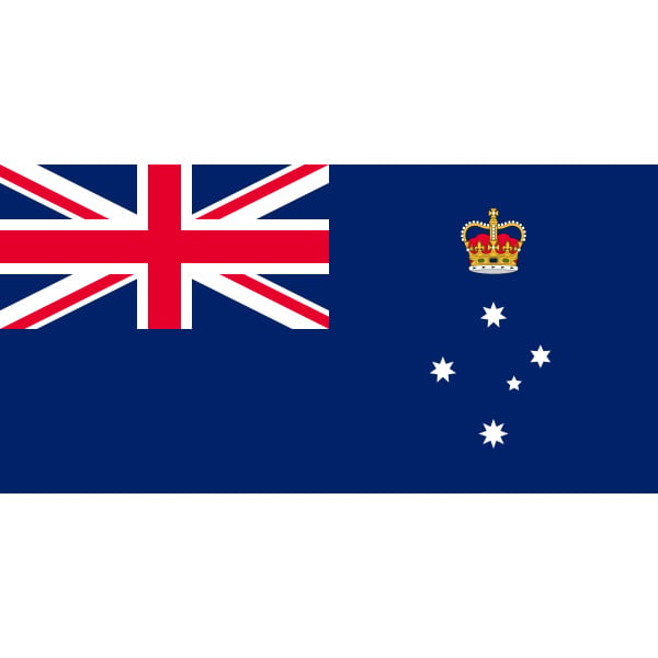 Victoria table flag