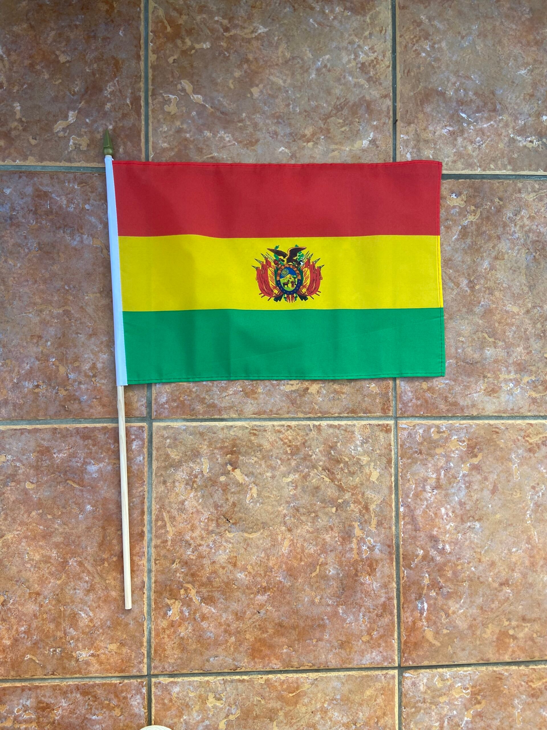 Bolivia Bolivia large hand flag - Image 1