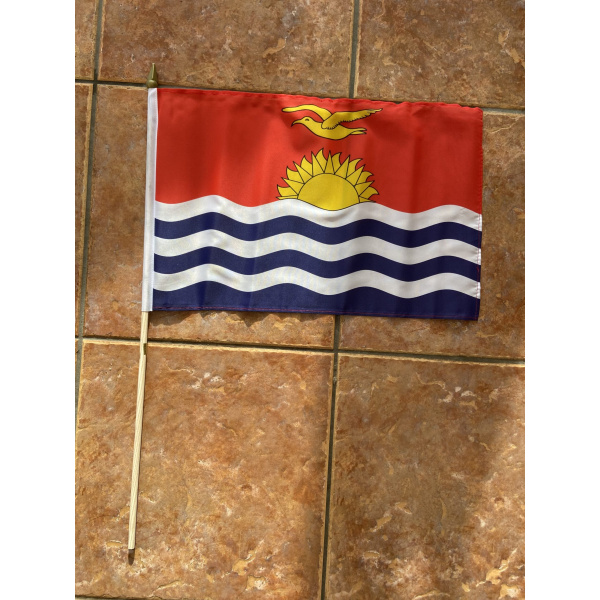 Kiribati large hand flag