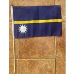 Nauru large hand flag