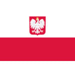 Poland State (Eagle) medium table flag