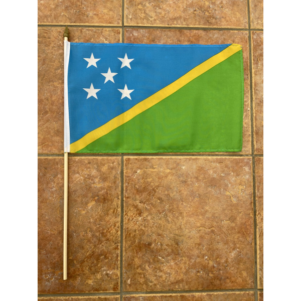 Solomon Islands large hand flag