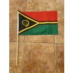 Vanuatu large hand flag