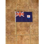 Anguilla large hand flag