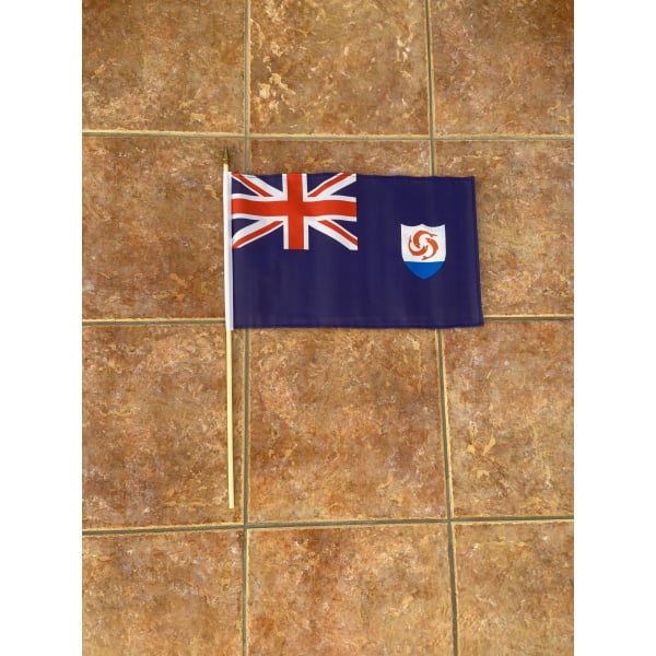 Anguilla large hand flag