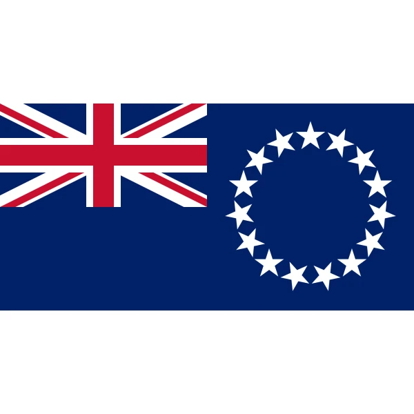 Cook Islands medium table flag