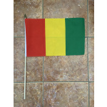 Guinea large hand flag