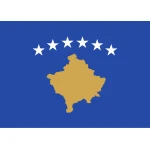 Kosovo table flag