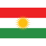 Kurdistan table flag