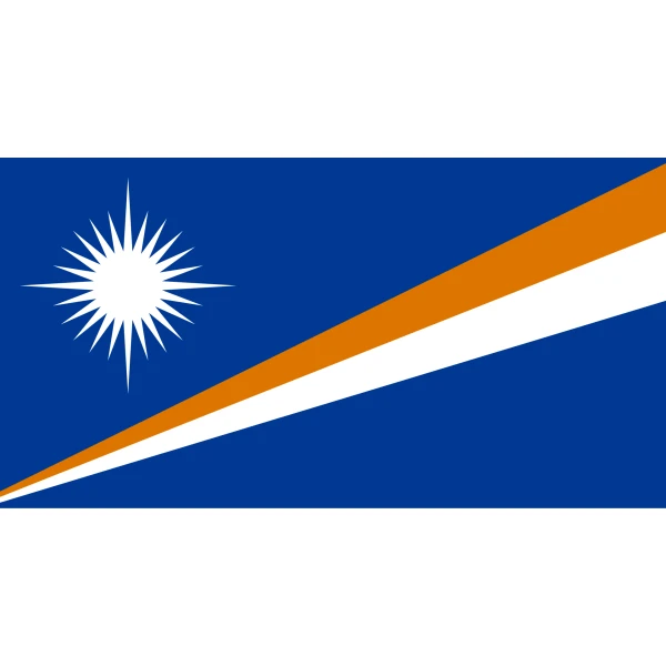 Marshall Islands medium table flag