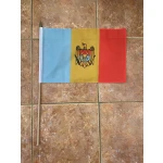 Moldova large hand flag
